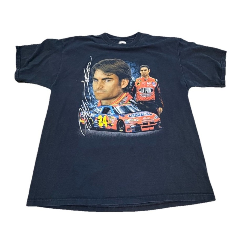 Chase Authentics Jeff Gordon NASCAR Vintage T Shirt Double Sided Size XL